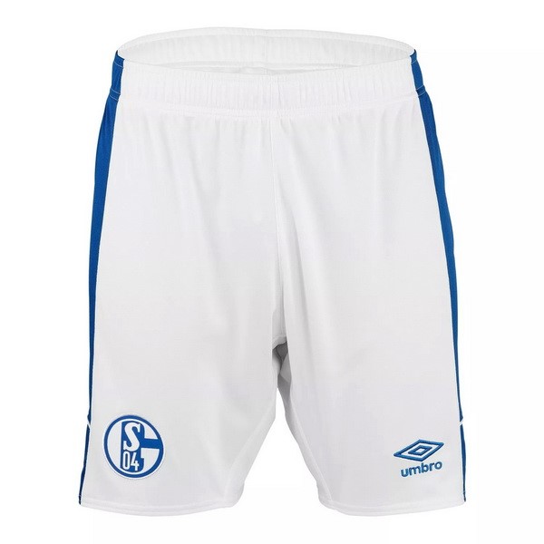 Pantalones Schalke 04 Replica Segunda Ropa 2020/21 Blanco